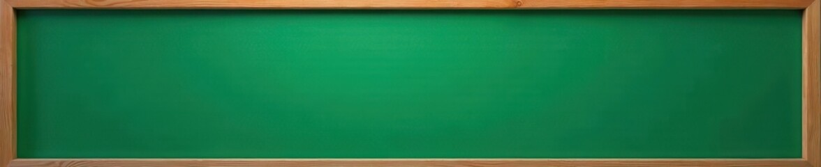 Fototapeta premium Elegant green chalkboard, wooden frame, clean background , background, isolated