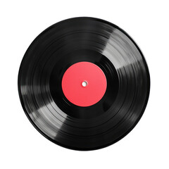 Fototapeta premium Vinyl record isolate on transparent background