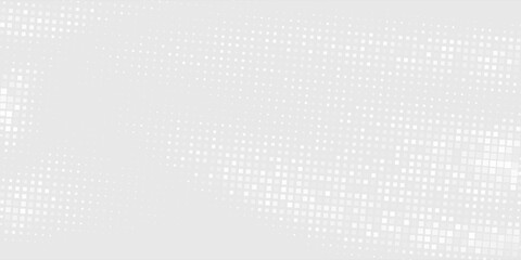 Dot white gray wave light technology texture background. Abstract big data digital concept geometric. vector illustration.