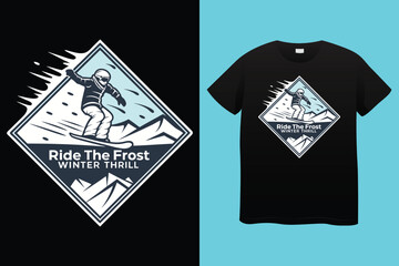 Hockey team print on t-shirt for winter sport