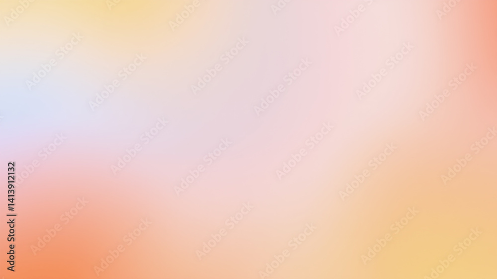 Canvas Prints abstract blurred background with warm color gradients.