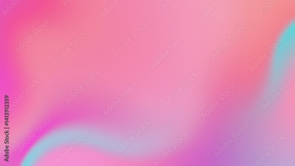 Canvas Prints abstract colorful gradient waves background