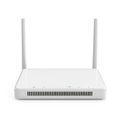 Fototapeta premium Modern wifi router isolate on transparent background