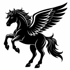 Fototapeta premium Pegasus Silhouette