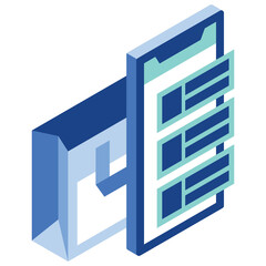 Fototapeta premium Wish List Illustration