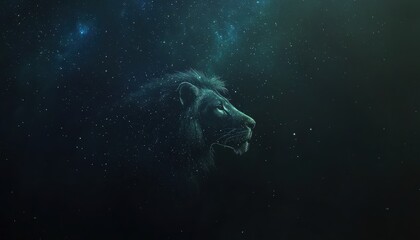 Exploring the leo constellation night sky photorealistic art outer space celestial perspective