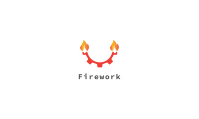 Firework Gear Flame Logo