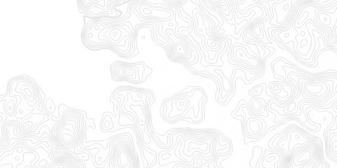 Modern location discovery vector topo map design White background with topographic world grid wave Topographic map geographic line texture.	