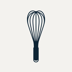Detailed Vector Illustration of Kitchen Whisk Tool Isolated on Transparent Background for Food Preparation Projects