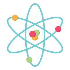 Science Lab Equipment Isolated on White Background. Vector Cartoon Illustration