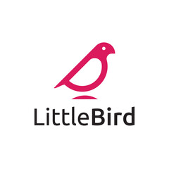 Sparrow Little Bird Nature Animal Mascot Logo Template