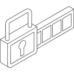 Mobile Password Icon