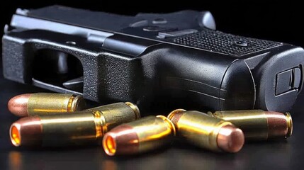 Self-defense firearm and ammunition