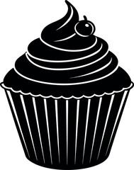 cupcake vector illustration