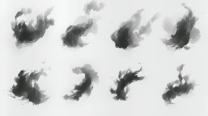 Abstract Ink Splatter Effects