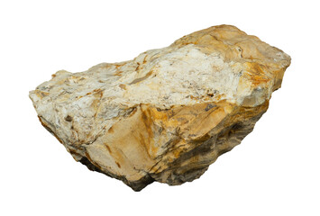 natural mineral stone boulder isolated