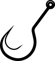 fishing hook vector illustration