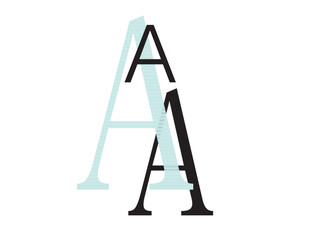 letter, logotype, company, corporate, cyberspace, elegant, font, graphic, idea, luxury, a, type, simple, bold, design, regular, aa, style, symbol