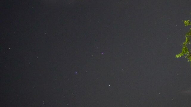 Victoria Falls, Zimbabwe - April 13, 2025: Crux or the Southern Cross observed at Victoria Falls