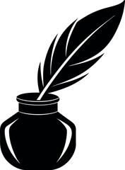 feather and ink