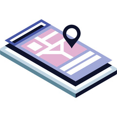 Mobile Gps Illustration
