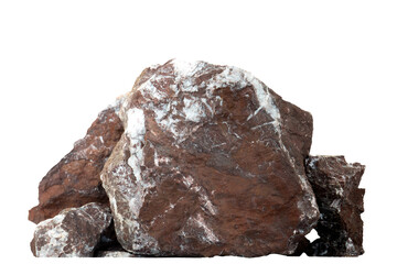 natural rock pile mineral detail