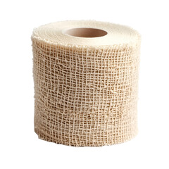Beige woven bandage roll medical supply first aid,
