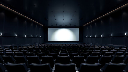 Modern Movie Theater with Comfortable Seating for Ultimate Cinematic Experience