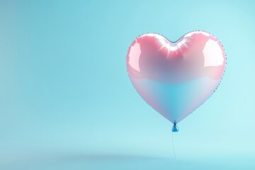 Heart balloon love valentine's day celebration party background image