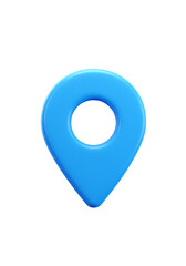 Blue location pin icon