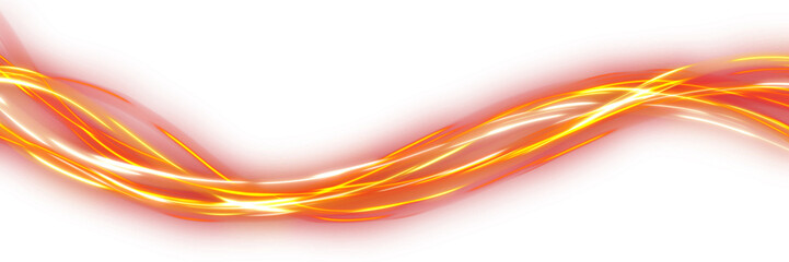 Tech Light Trails High Speed Glowing Effect