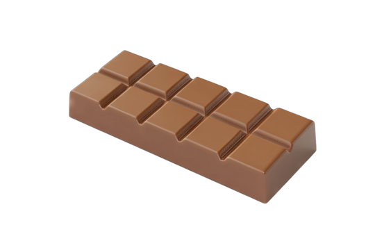 chocolate bar with a smooth glossy finish segmented into rectangular pieces emphasizing its sweet and indulgent nature it represents a popular treat enjoyed by many
