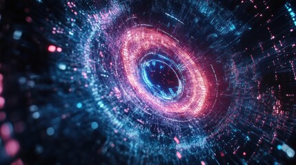 Abstract digital vortex