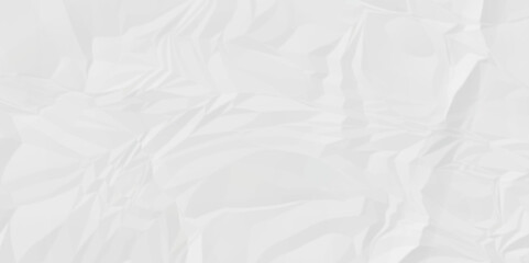 White crumple obsolete billboard rumple. wrinkle ripped creased white crumple aged closeup craft document grunge recycling paper background.	
