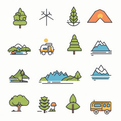 set of vector icons