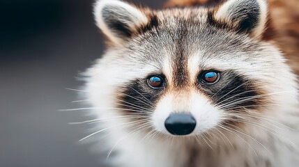 Obraz premium Majestic Raccoon Close up Wildlife Photography Nature Animal Portrait