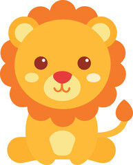 baby-lion-with-pacifier---white-background