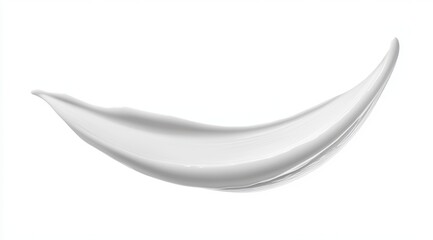 Smooth, creamy cosmetic product stroke