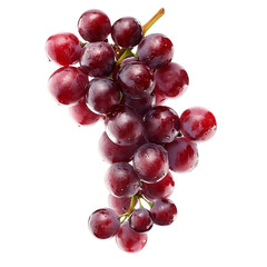 Fototapeta premium Falling red grape png