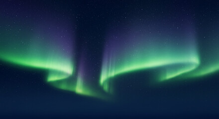 Aurora Borealis Texture with Flowing Lights on Blue Background for Dreamy Celestial Designs