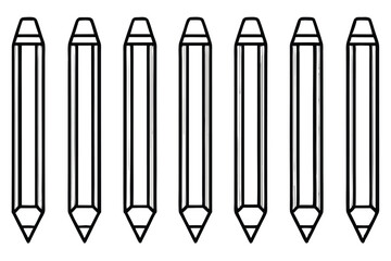 pencils line art creative doodles for artistic projects