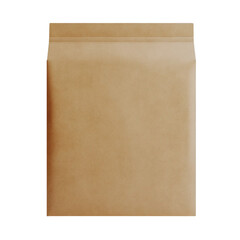 Fototapeta premium Large A4 blank brown envelope isolated [Transparent Background PNG] 