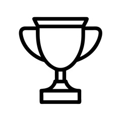Trophy Cup with Side Handles Icon Design
