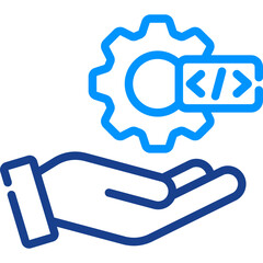 Fototapeta premium Digital Services Icon