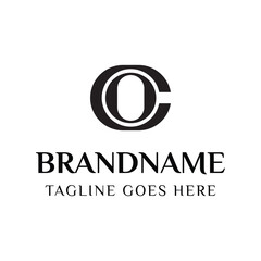 Letters CO Monogram Logo, for any business or identity with CO or OC initials