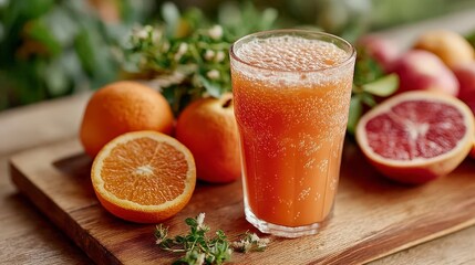 Fresh Orange Juice  Citrus Fruits  Healthy Drink  Macro Photography