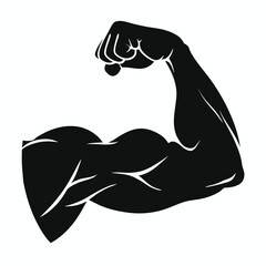 Strong arm vector illustration
