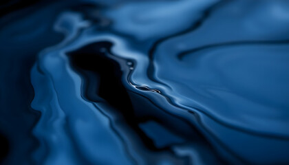 close up of a blue and black surface