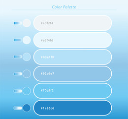Obraz premium Abstract Professional Pastel Color Platte vector file template