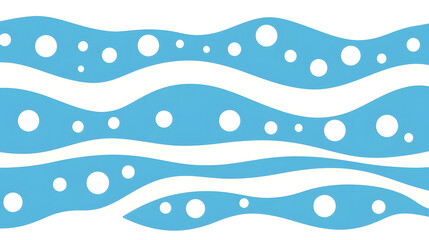 Seamless blue water wave texture